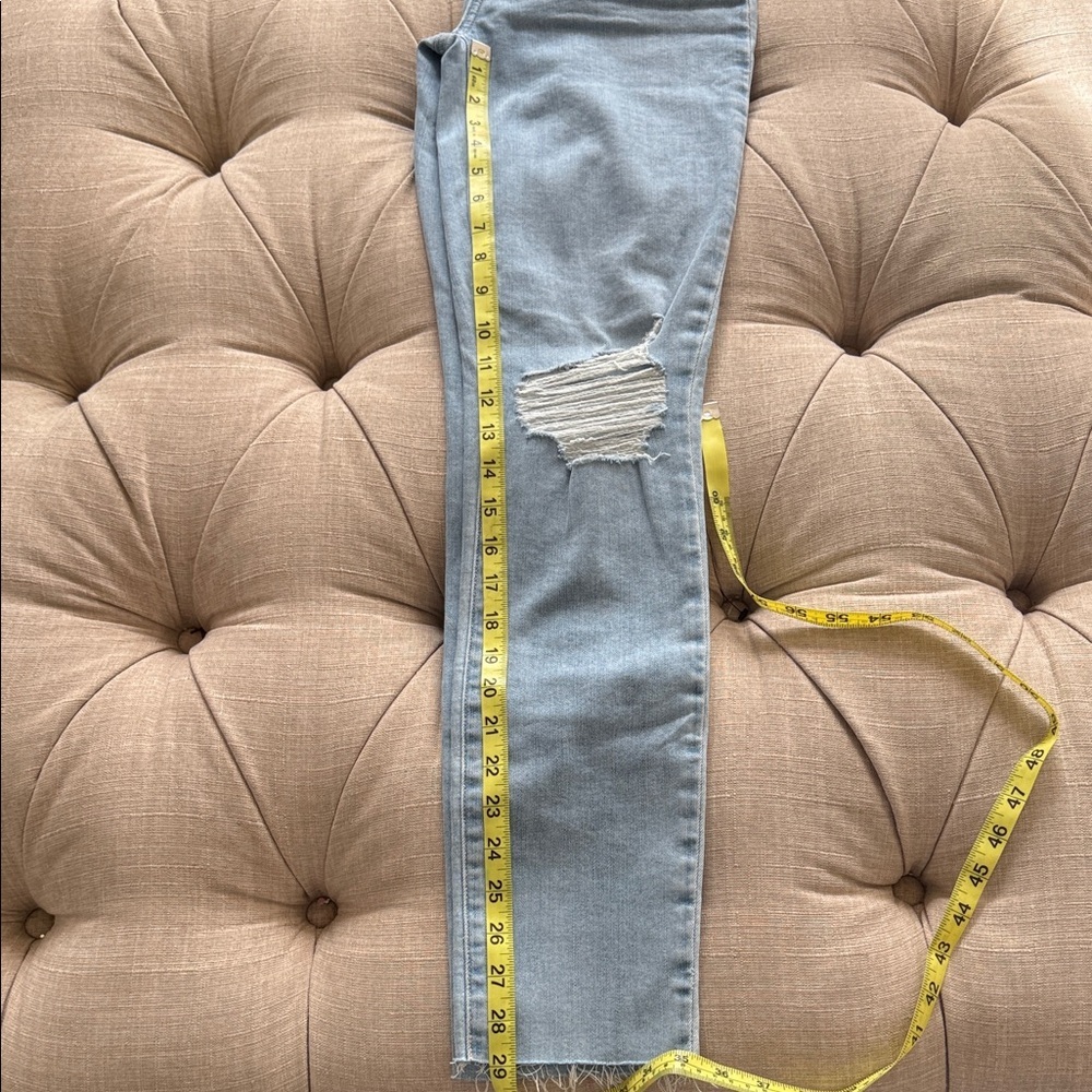 PAIGE Sky Blue Ankle Jeans for Women - Picture 6 of 11